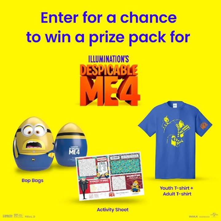 Despicable Me 4 Sweepstakes