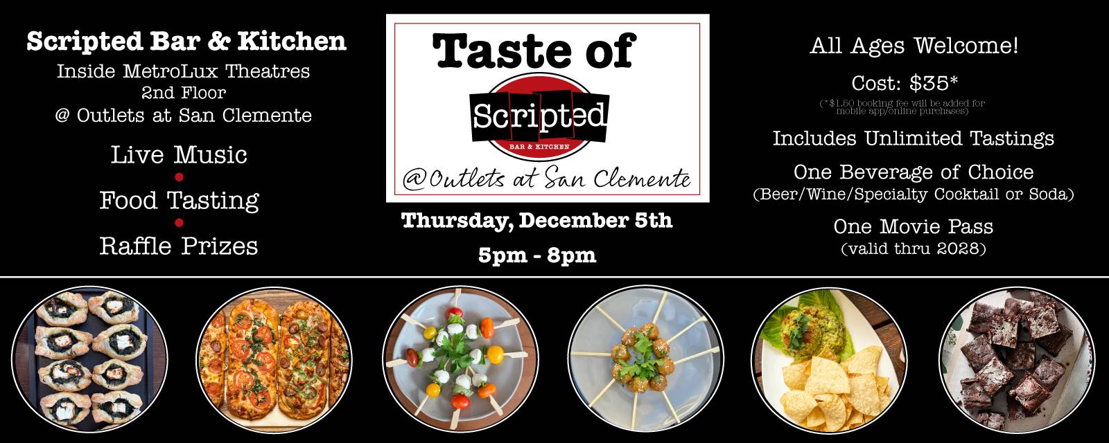 Taste of Scripted (Bar & Kitchen)