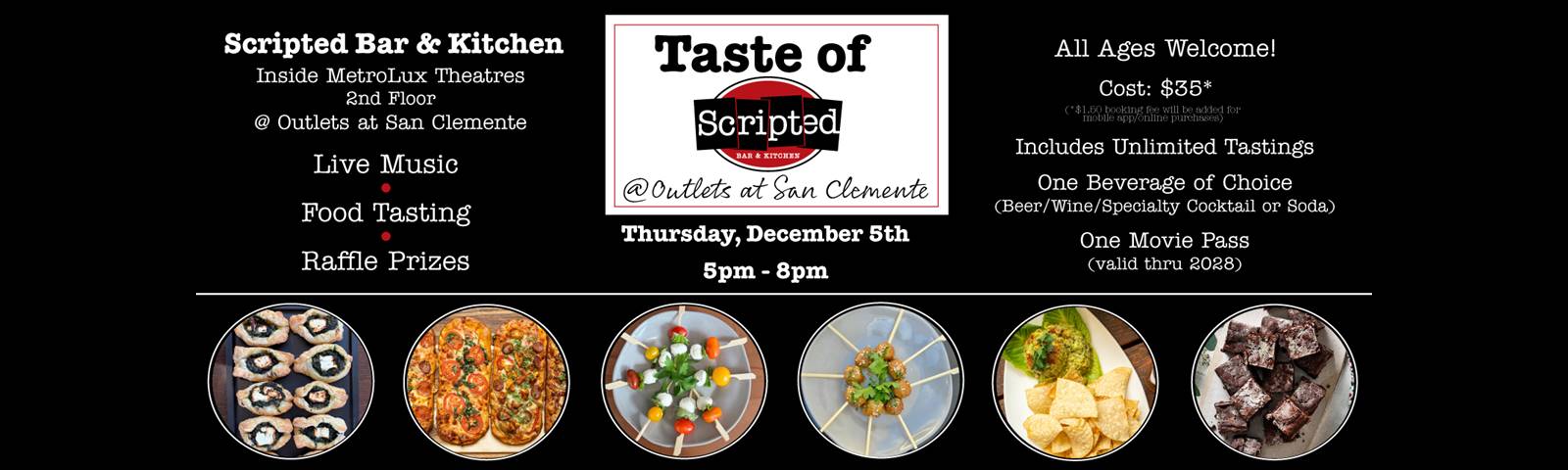 Taste of Scripted (Bar & Kitchen)